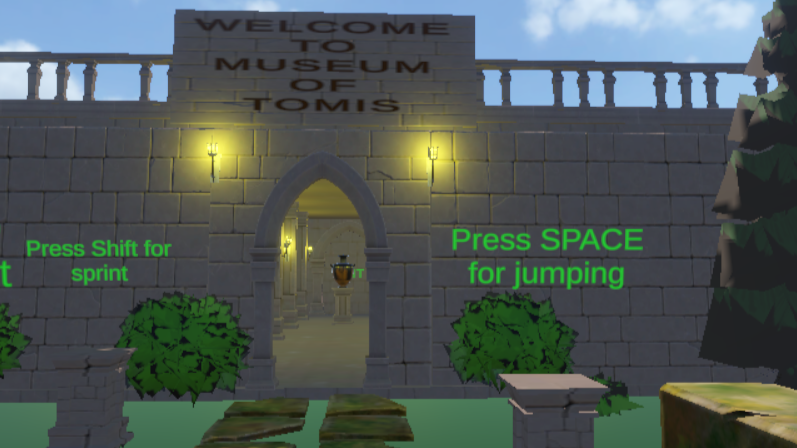 Tomis Museum project screenshot